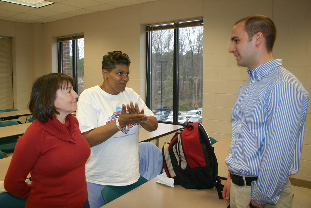 Read the full story, PlayMakers actor visits CCCC theater class