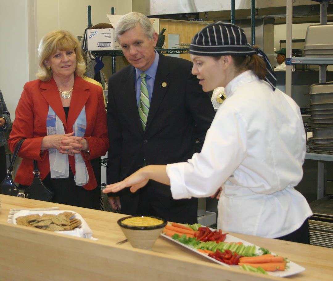 Sustainability at CCCC Chatham Campus impresses Lt. Gov. Dalton