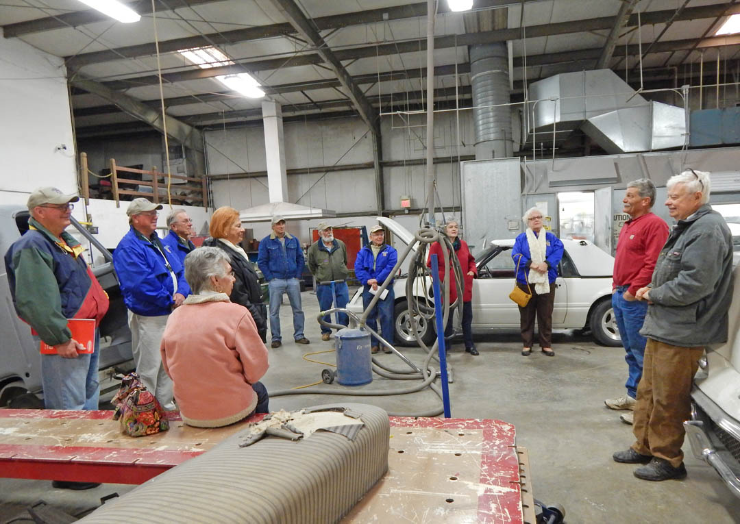 British Auto Touring Society visits CCCC Auto Restoration