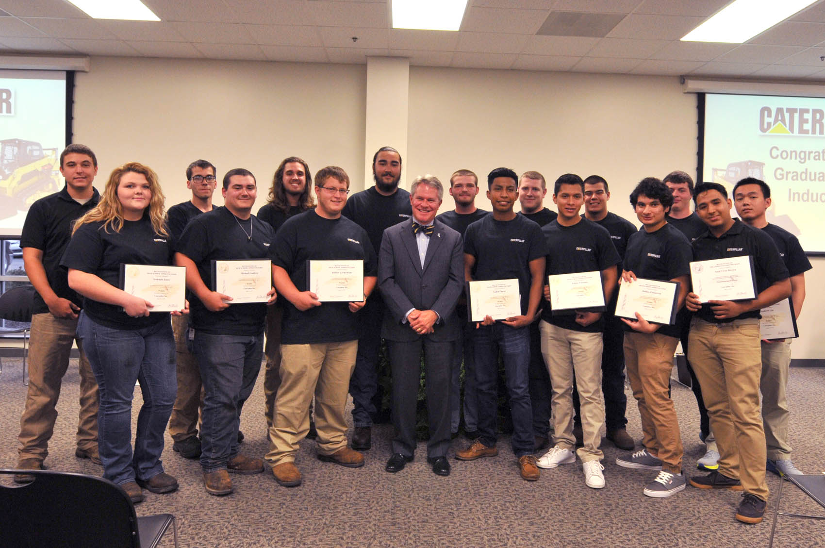 Caterpillar Youth Apprentice graduates, inductees recognized